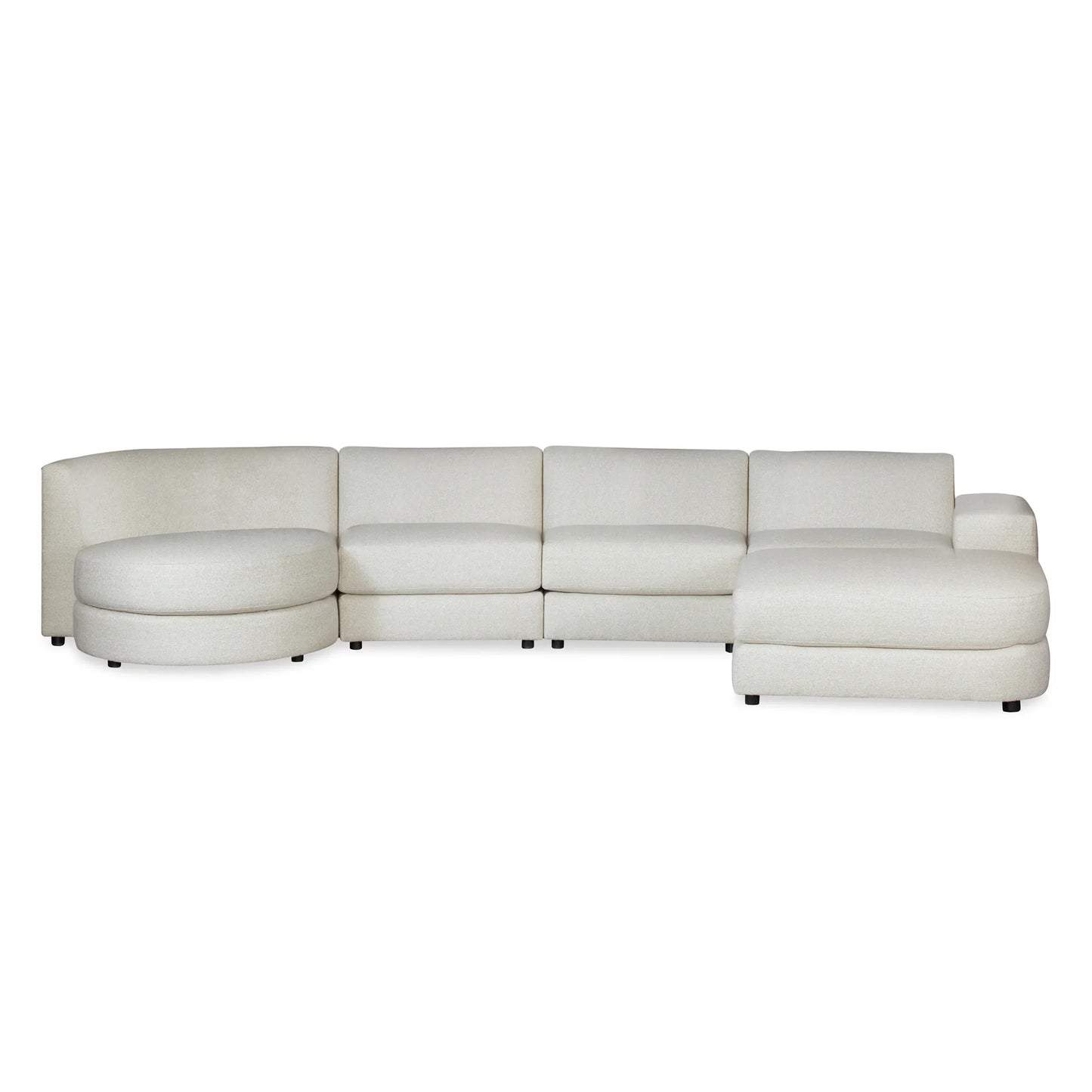 Dune Curved Sectional -Left Arm chair, Right Curved End