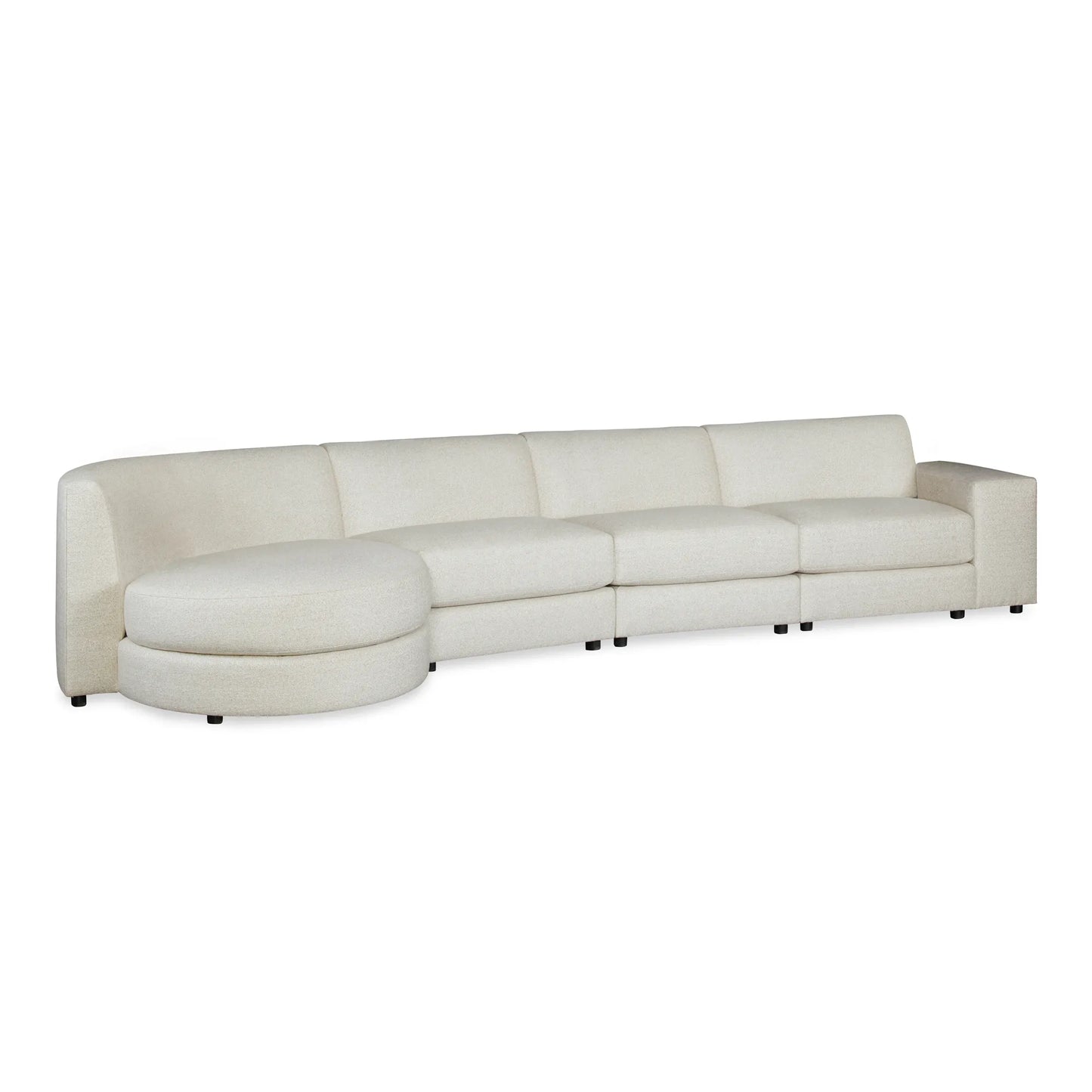 Dune Curved Sectional -Left Arm chair, Right Curved End