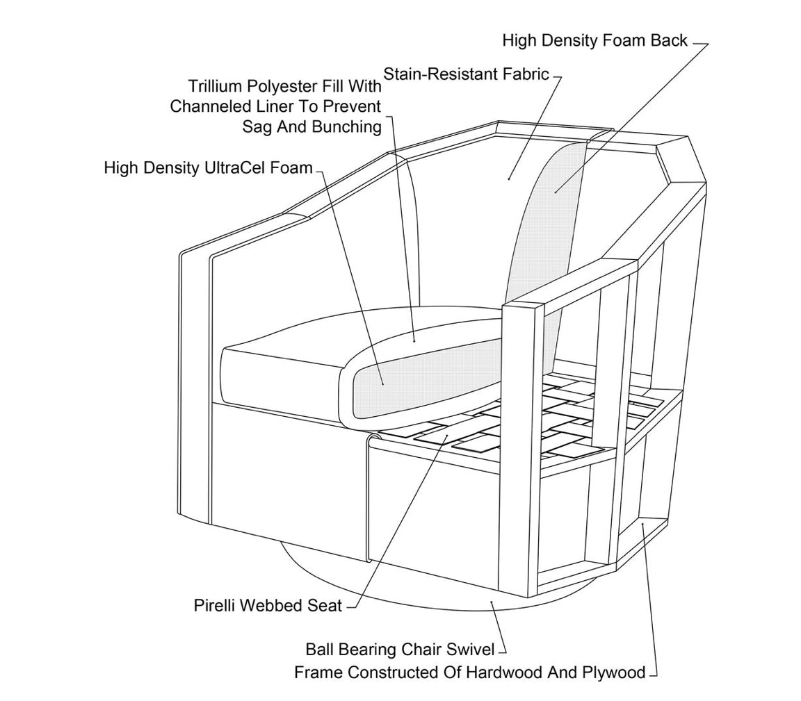 Sophia Swivel Chair