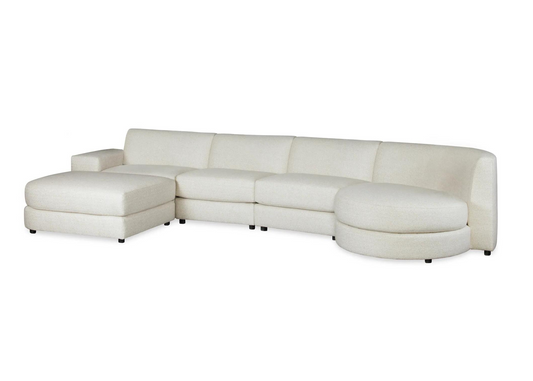 Dune Curved Sectional -Right Arm chair, Left Curved End