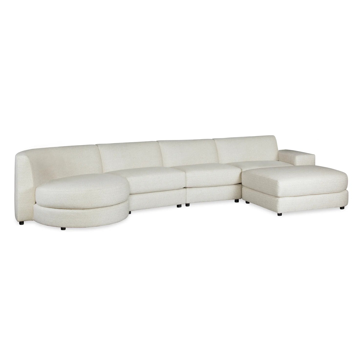 Dune Curved Sectional -Left Arm chair, Right Curved End